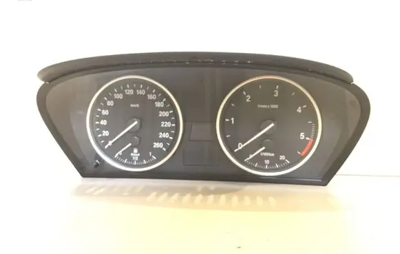 BMW 5 E60 E61 Speedometer (instrument cluster) 62119153755 9153755