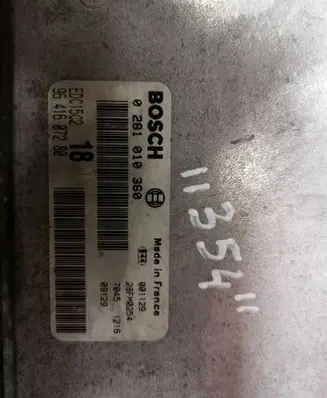 Citroen Berlingo Engine control unit/module 9641607280 EDC15C2 0281010360