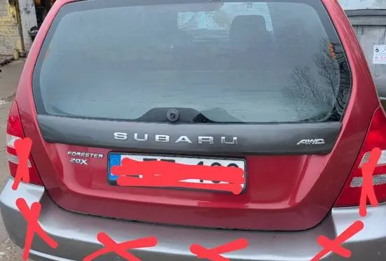 Subaru Forester SG Tailgate/trunk/boot lid 2C2