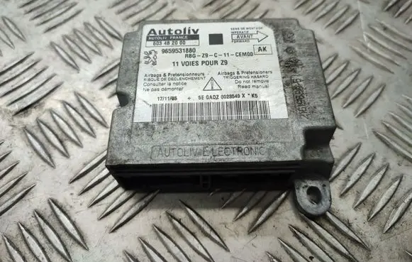 Peugeot 607 Airbag control unit/module 9659531880