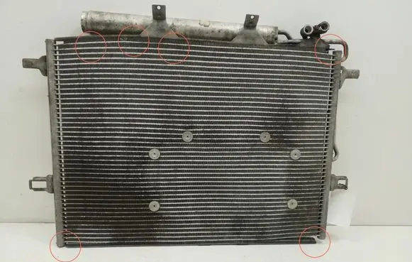 Mercedes-Benz CLS C219 A/C cooling radiator (condenser) A2115000554