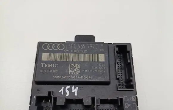 Audi A6 S6 C6 4F Door control unit/module 4F0959792C 4F0910792C 0033TFK0001