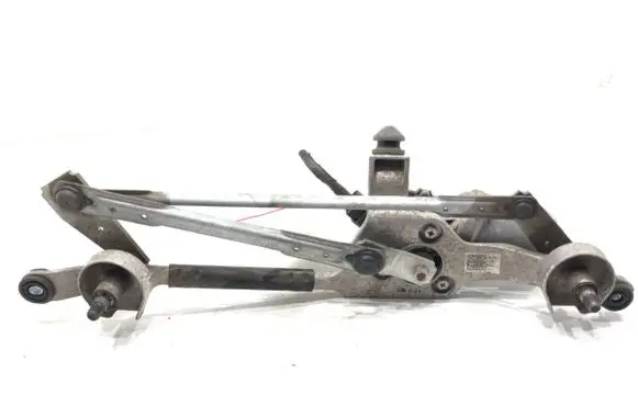 Front wiper linkage and motor