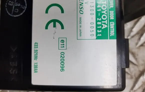 Toyota Previa (XR30, XR40) II Door control unit/module
