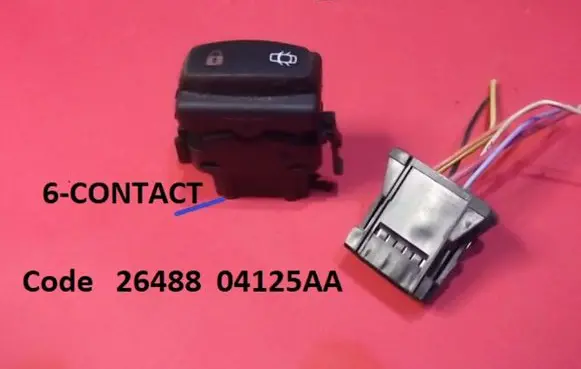 Central locking switch button