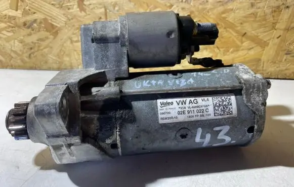 Skoda Octavia Mk3 (5E) Starter motor 02E911022C 090720 BSW20R10