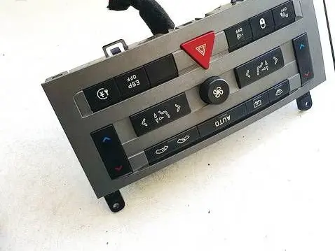 Peugeot 407 Climate control unit 96573322yw