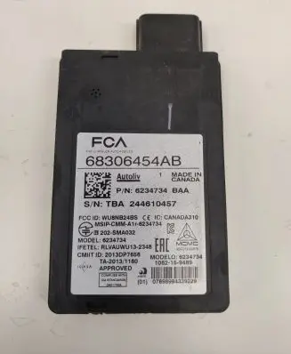Chrysler Pacifica Blind spot module 68306454AB