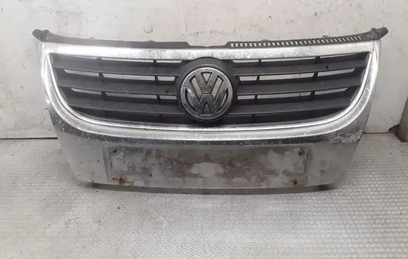 Volkswagen Touran I Front bumper upper radiator grill 1T0853651D