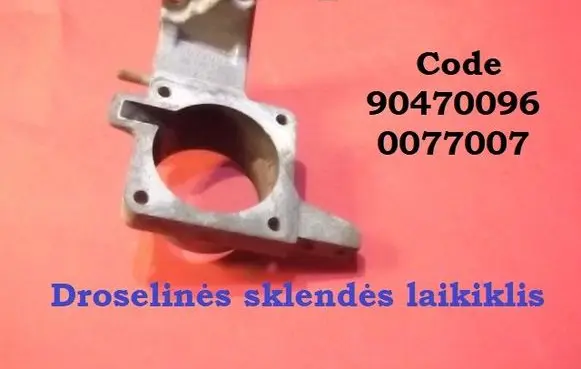 Opel Tigra A Throttle valve 90470096 0077007