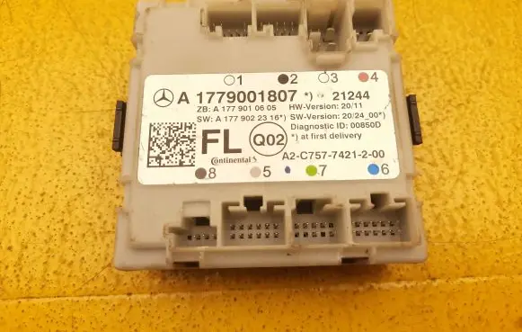 Mercedes-Benz A W177 Door control unit/module A1779001807