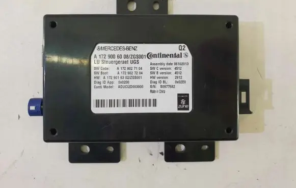 Mercedes-Benz SLK R172 Other control units/modules A1729006008