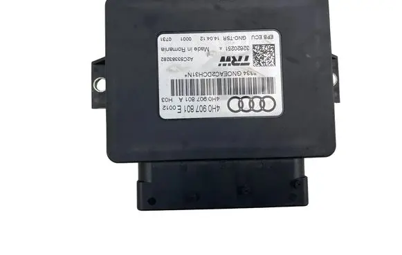 Audi A6 S6 C7 4G Rear brake EMF control unit/module 4H0907801E