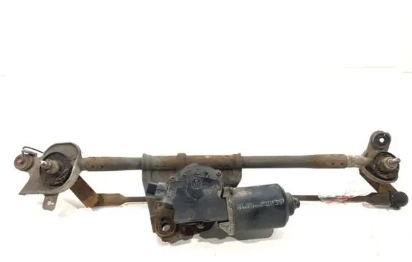 Front wiper linkage and motor
