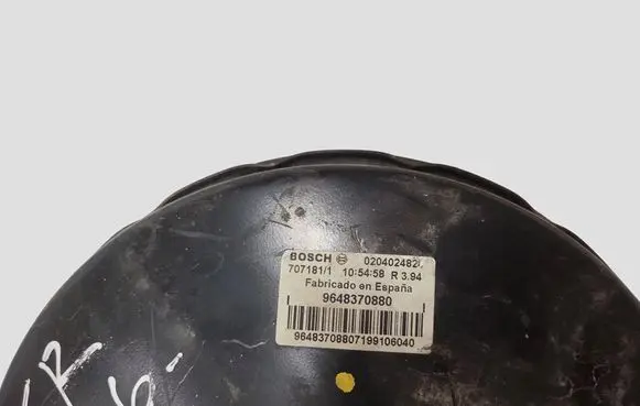 Peugeot Partner Brake booster 9648370880