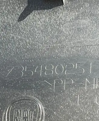 Fiat Doblo Rear door card panel trim 735480251