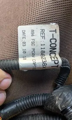 Peugeot 2008 I Parking sensor (PDC) wiring loom 9834130880