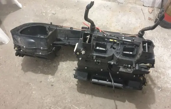 Mercedes-Benz E W211 Interior heater climate box assembly 2118300362