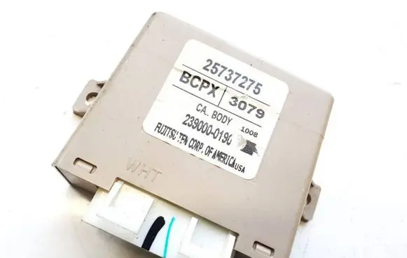 Cadillac CTS Engine control unit/module 25737275 239000-0190