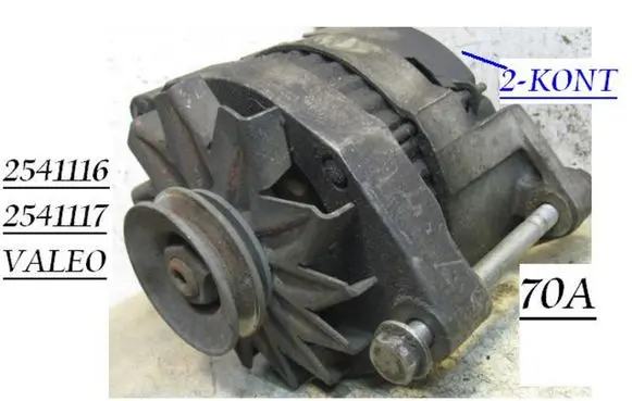 Renault Clio II Generator/alternator 2541116 2541117