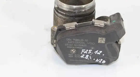 BMW X3 F25 Throttle valve 7588625 A2C53355204