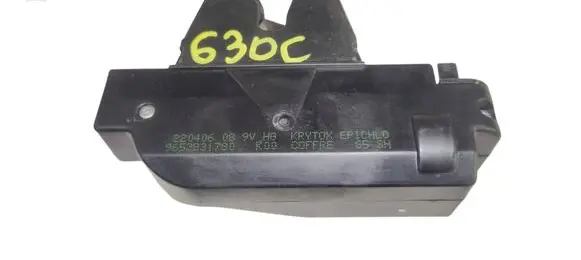 Peugeot 607 Tailgate/trunk/boot lock/catch/latch 9653831780