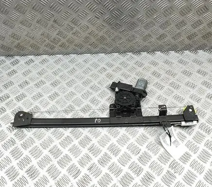 Front door window regulator with motor