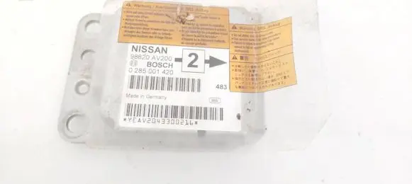 Nissan Primera Airbag control unit/module 98820AV200 0285001420