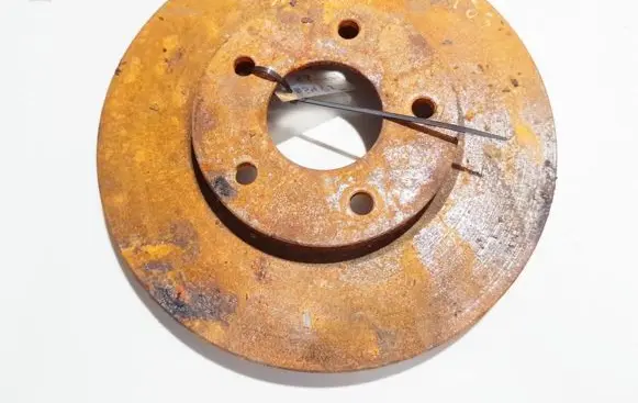 Nissan Almera Tino Front brake disc ventiliuojamas