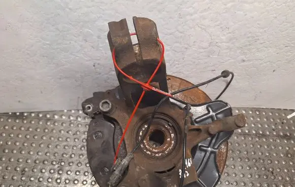 Citroen Jumper Front wheel hub spindle knuckle S25062509