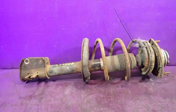 Front shock absorber with coil spring