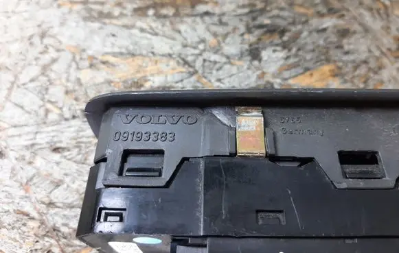 Volvo S60 Electric window control switch 09193383