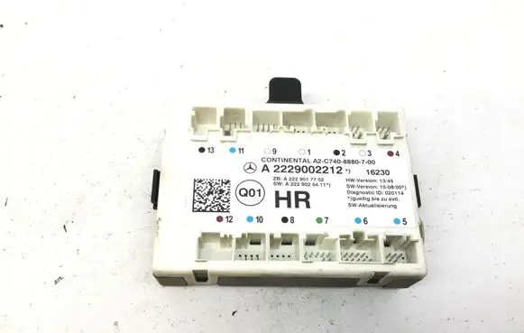 Mercedes-Benz S W222 Door control unit/module A2229002212