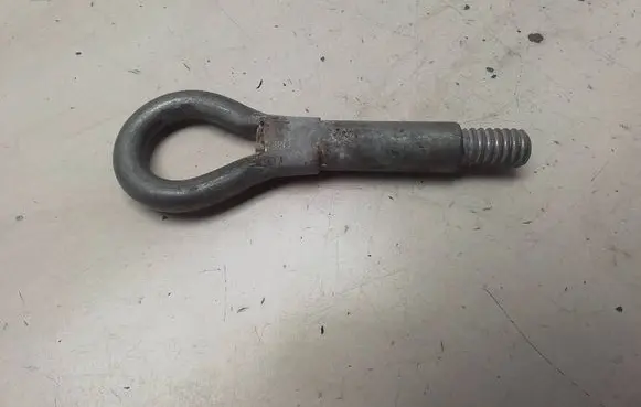 Towing hook eye