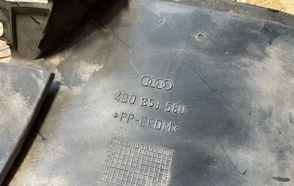 Audi A6 S6 C5 4B Side skirt front trim 4B0853580