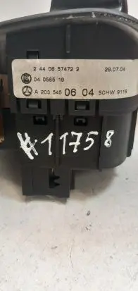 Mercedes-Benz C W203 Light switch A2035450604 2035450604