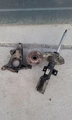 Volkswagen Crafter Front shock absorber with coil spring 2n0258b
