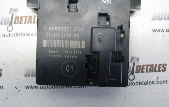 Mercedes-Benz E W211 Door control unit/module A2118703185