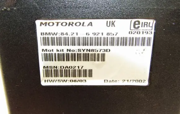 BMW 5 E39 Other control units/modules 6921857