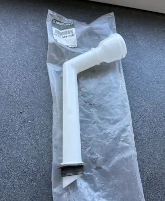 Renault Scenic III - Grand scenic III Window washer liquid tank fill tube 289151356B