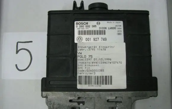 Volkswagen Polo Gearbox control unit/module 0260002385