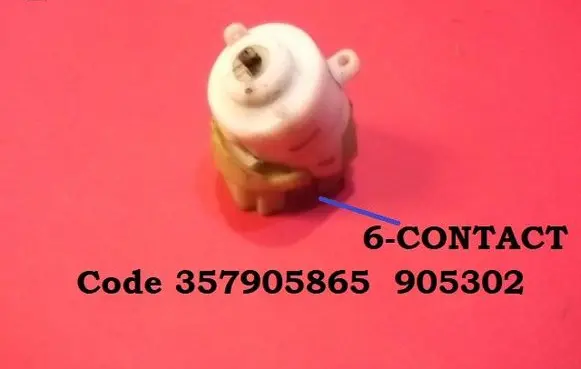 Volkswagen Caddy Ignition lock contact 357905865 905302