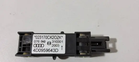 Audi A8 S8 D2 4D Airbag deployment crash/impact sensor 4D0959643D 310301 023170CK20ZK