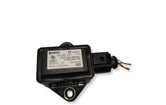 Audi A6 S6 C6 4F ESP acceleration yaw rate sensor 4F0907637 0265005278