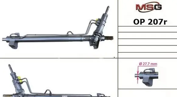 Renault Master II Steering rack 4501258 7701352645 7700308864