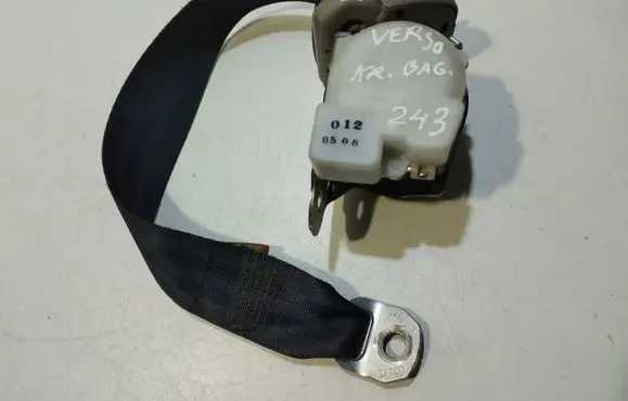 Toyota Corolla Verso AR10 Third row seat belt 2588528 H073811