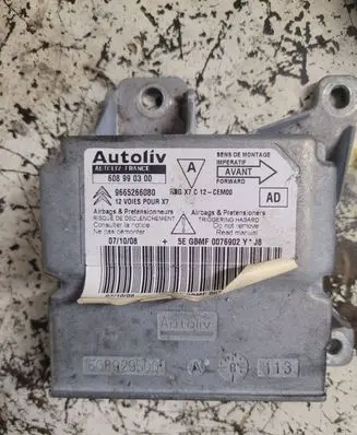 Citroen C5 Airbag control unit/module 9665266080 608990300 608929500