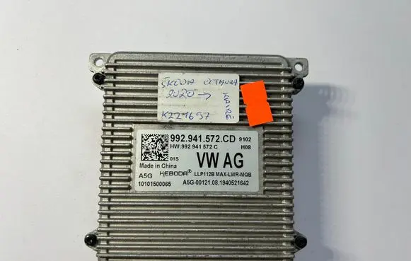 Skoda Octavia Mk4 Headlight ballast module Xenon 992941572CD K221697