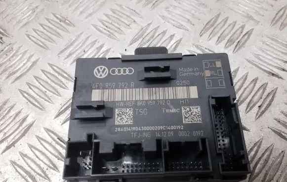 Audi A6 S6 C6 4F Door control unit/module 4F0959792R