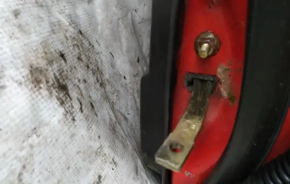Mazda MX-3 Front door check strap stopper 